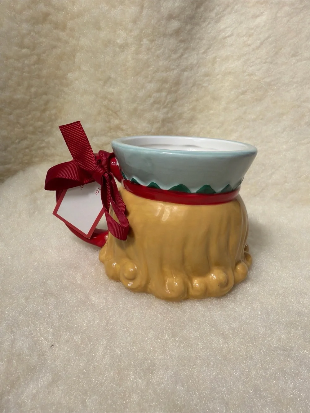 Sur la Table Red and Gold Nutcracker Holiday Mug